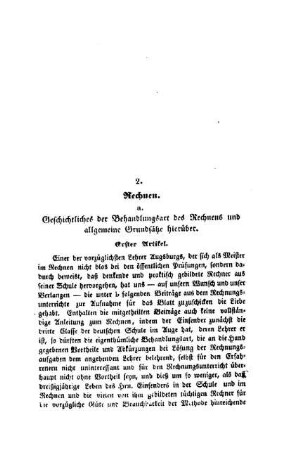 Rechnen