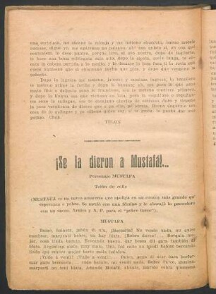 ¡Se dieron a Mustafá!..