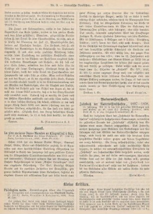 275-280 Kleine Kritiken