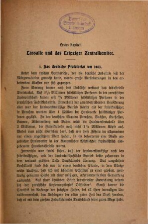 Geschichte der deutschen Sozialdemokratie, 3. Bis zum deutsch-französischen Kriege