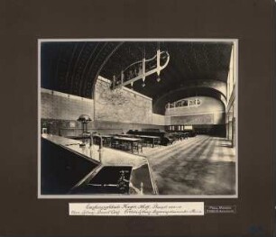 Bahnhof, Hagen: Ansicht Wartesaal 3. und 4. Klasse