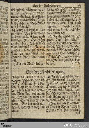 Von der Rechtfertigung.