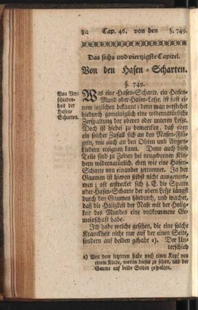 Das sechs und vierzigste Capitel. Von den Hasen-Scharten