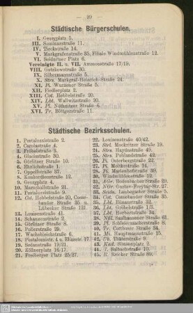 Städtische Bürgerschulen