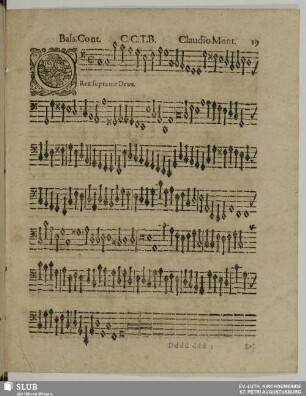 Monteverdi, Claudio: O Rex perdas me miserere