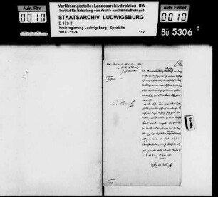 Zehntsachen, Oberamt Neckarsulm