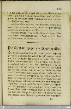 Die Elefantenzähne als Handelsartikel