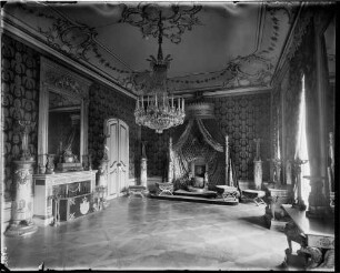 Karlsruhe Schloss Erdgeschoss - Corps de Logis - Thronsaal Ansicht nach Westen