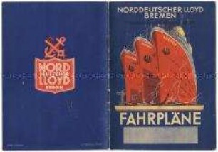 Fahrplan-Heft der Norddeutschen Lloyd Bremen für November/Dezember 1936 - Nachlass