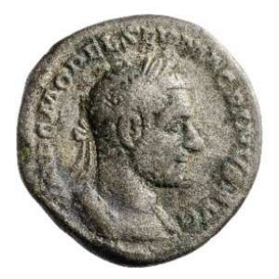 Münze, Denar, 217 - 218 n. Chr.