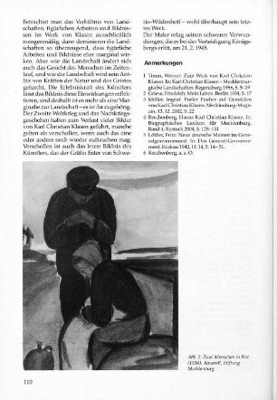 Abb. 2: Zwei Menschen in Not (1934), Aquarell, Stiftung Mecklenburg