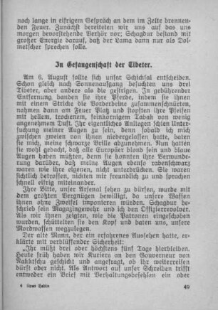 In Gefangenschaft der Tibeter.