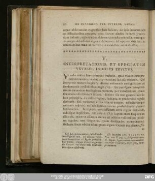 V. Interpretationis, Et Speciatim Usualis, Indoles Eruitur.