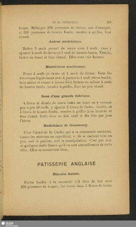 Patisserie anglaise