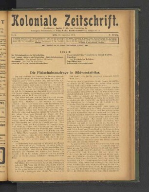 Nr. 51. Berlin, 20. Dezember 1912. 13. Jahrgang.