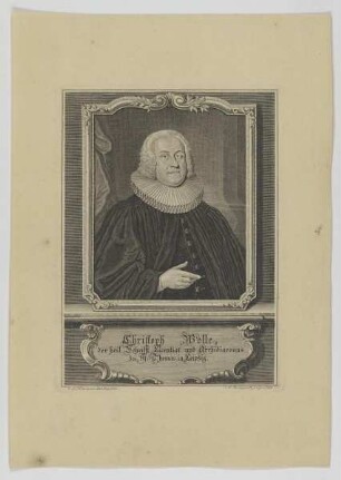 Bildnis des Christoph Wolle