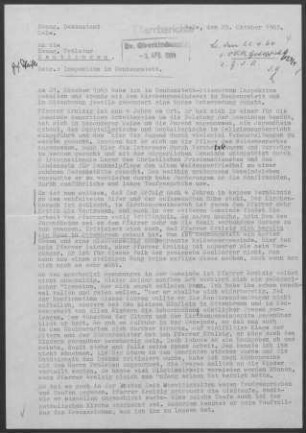Neuhengstett-Ottenbronn: Inspektionsbericht 1963