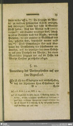 §. 10. Anwendung des Vorhergehenden auf unsern Gegenstand