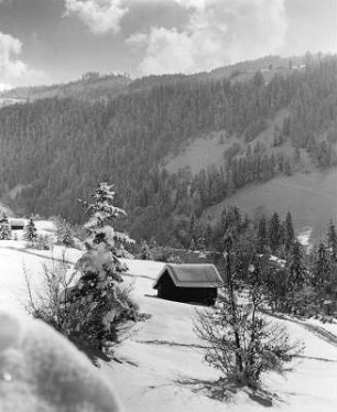 Winter bei Garmisch am Weg nach Mittenwald