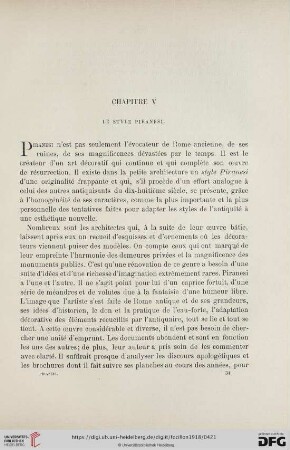 Chapitre V Le Style Piranesi