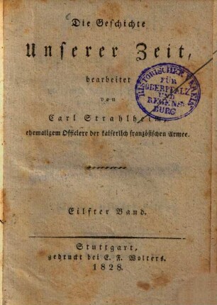 Unsere Zeit, oder Geschichtliche Uebersicht der merkwürdigsten Ereignisse von 1789 - 1830, 11 = Heft 41/44. Die französische Staats-Umwälzung: dritte Periode, Geschichte des National-Convents