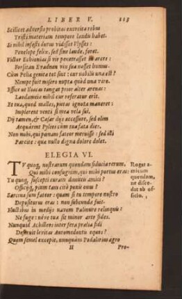 Elegia VI.