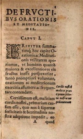 R.P.F. Petri Alcantaræ Hispani, Viri Illvminatissimi, Ordinis discalceatorum S. Patris Francisci, De Meditatione Et Oratione, Libellus aureus