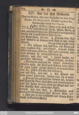 XIV. Auf das Fest Michaelis.