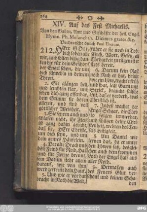 XIV. Auf das Fest Michaelis.