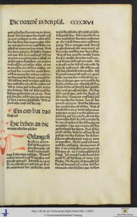 Die vorreden über den psalter