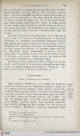 Zweites Kapitel: Aeussere Erscheinung der Inschriften