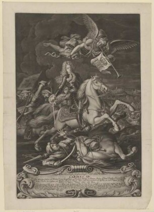 Bildnis des Carolus XII, König von Schweden