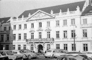 Freiburg i. Br.: Wiederhergestellte Fassade des Sickinger Palais