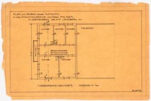Ausbau des Wirtschaftsgebäudes, Greifenberg: Grundriss 1.OG 1:100