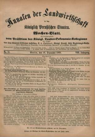 No. 51. Berlin, den 16. Dezember 1868. VIII. Jahrgang.