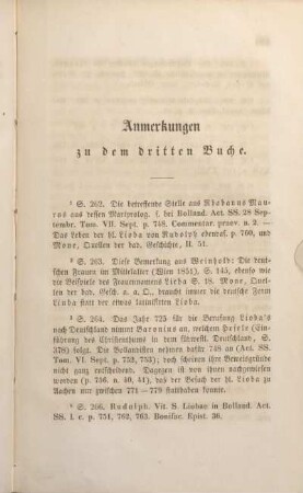 Anmerkungen zu dem dritten Buche.