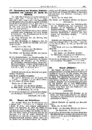 Beurlaubung von Beamten, Behördenangestellten und -arbeitern für Zwecke der NSDAP : [Allgemeine Verwaltungssachen] ; [Amtliche Erlasse] ; [Amtlicher Teil]