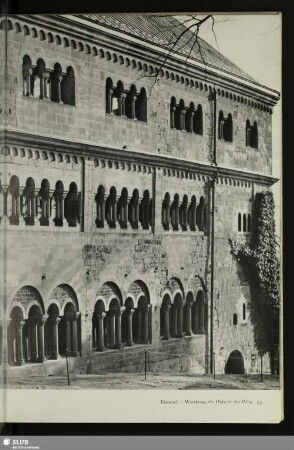 Eisenach. Wartburg, die Hofseite des Palas