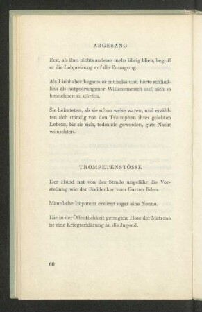 Abgesang