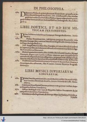 Libri Mvsici Diversarvm Lingvarvm.