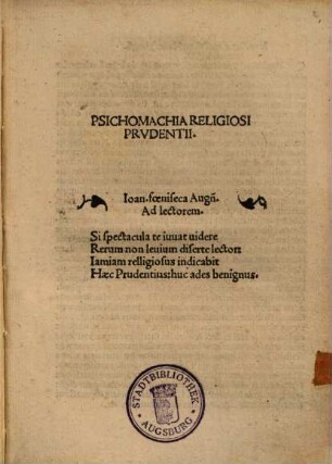 Psichomachia religiosi Prudentii