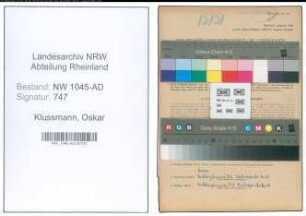 Entnazifizierung Oskar Klussmann , geb. 25.04.1899 (Arbeiter)