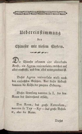 Uebereinstimmung der Chineser mit diesem System.