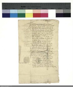 Lehenvollmacht Gilbrechts und Engelberts von Lauter für ihren Bruder Johann zum Empfang ihrer fuldischen Lehen bei [Balthasar von Dernbach, Abt von Fulda]