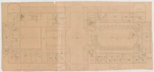 Thiersch, Friedrich von; Wiesbaden; Kurhaus - Grundriss 1. OG