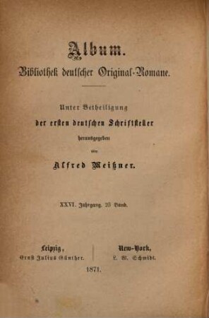 Die deutschen Kleinstädter in Amerika : Roman, 2