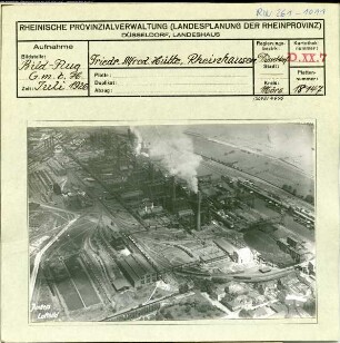 Duisburg-Rheinhausen, Friedrich-Alfred-Hütte