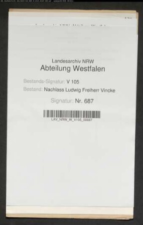 Besitzergreifung des Herzogtums Westfalen für den König durch Vincke
