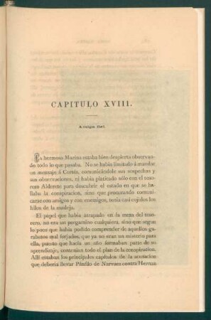 Capítulo XVIII. - Amiga fiel.