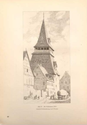Bild 22 Der Glockenturm 1864